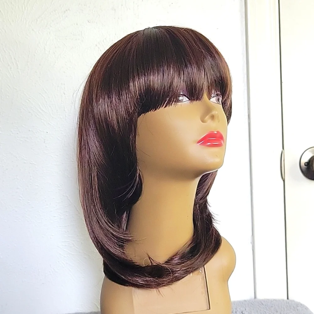 Beautiful Synthetic Wig with Bangs